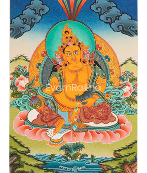 Dzambala Kubera Thangka