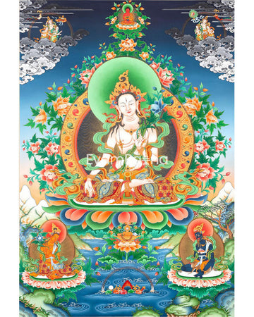 White Tara Print