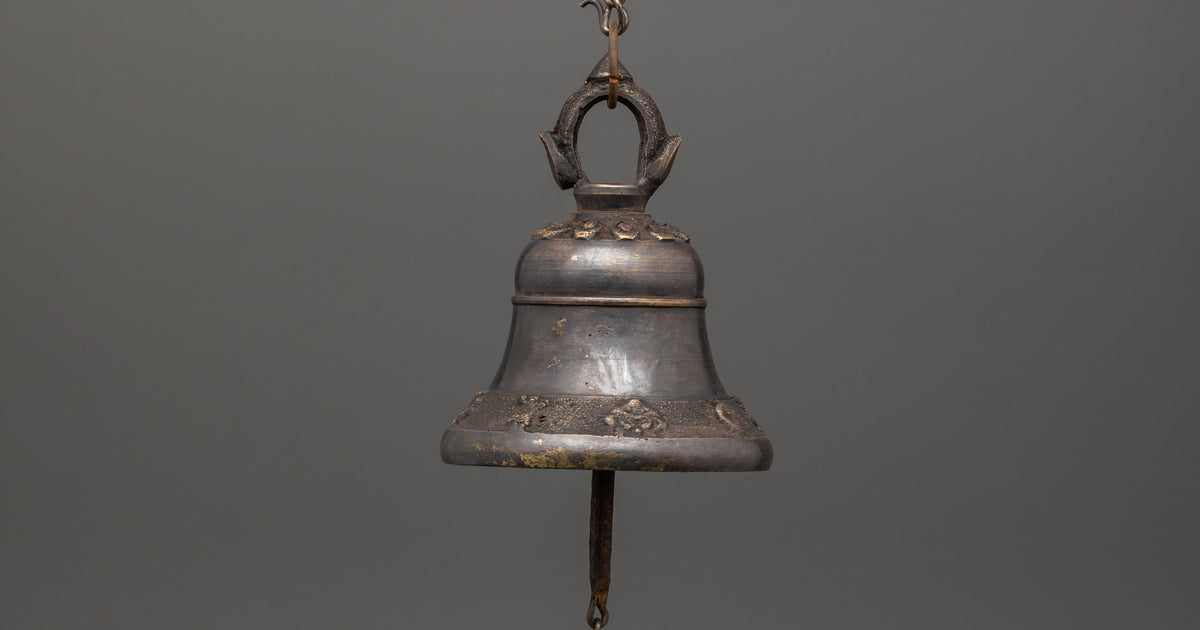 Brass Hanging Bell for Altar | Symbol of Awakening and Spiritual Clari ...