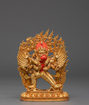 Buddhist Protector Hayagriva with Consort Statue | Fierce Manifestation of Compassion