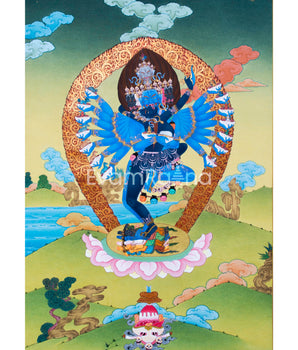 Tibetan Hevajra Thangka