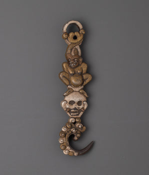 Decorative carved hook 