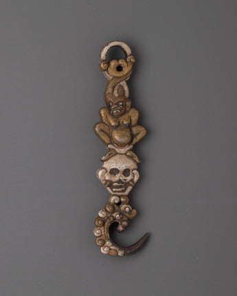 Decorative carved hook 
