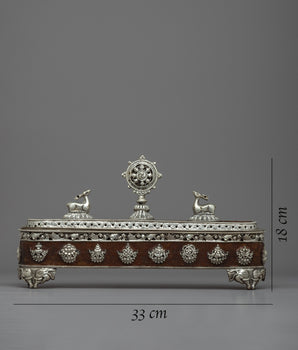 Tibetan Silver Plated Incense Burner | Beautiful Nepalese Ritual Altar