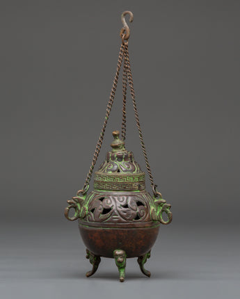 Copper Ritual Incense Burner