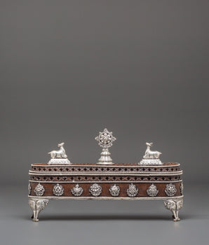 Handmade Dharma Wheel Incense Burner