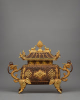 Exquisite Buddhist Incense Burner 