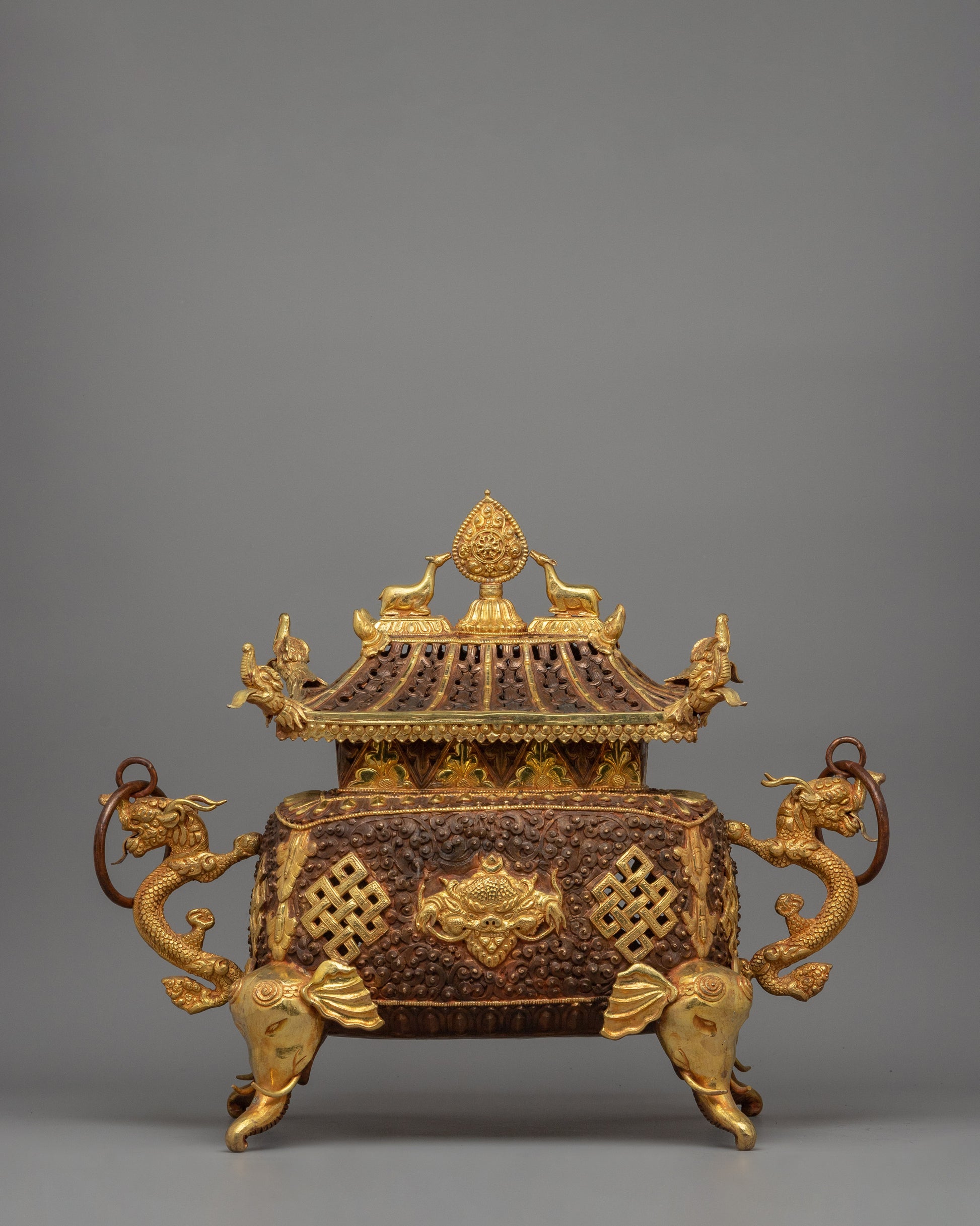 Exquisite Buddhist Incense Burner 