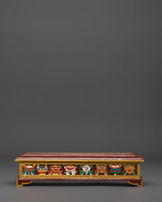 Buddhist Incense Burner with Eight Auspicious Symbols | Traditional Ritual Burner