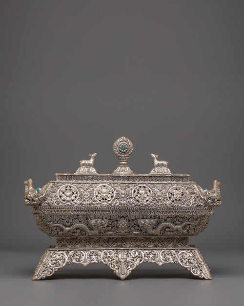 Tibetan  Handcrafted Incense Burner | Sacred Buddhist Altar Decor