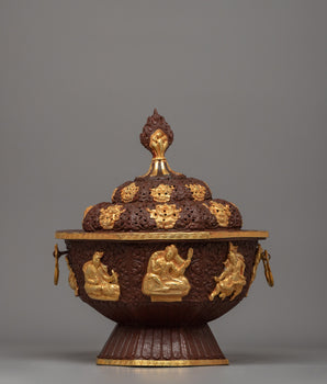 Tibetan Gold-Plated Incense Burner 