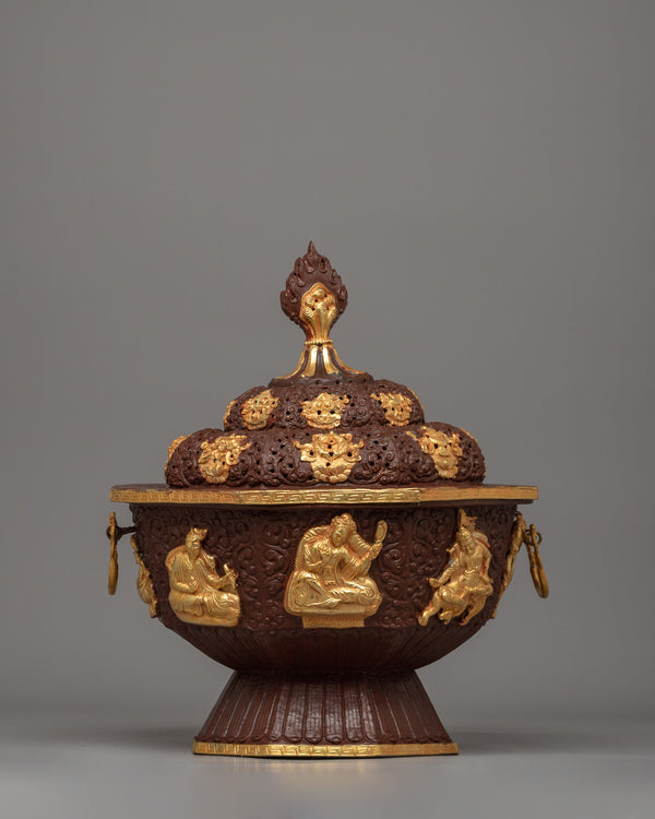 Tibetan Gold-Plated Incense Burner 