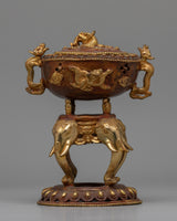 Tibetan Copper Incense Burner
