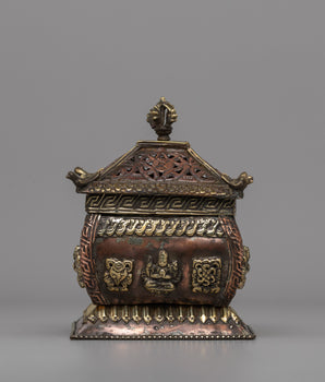 Tibetan Box Incense Burner