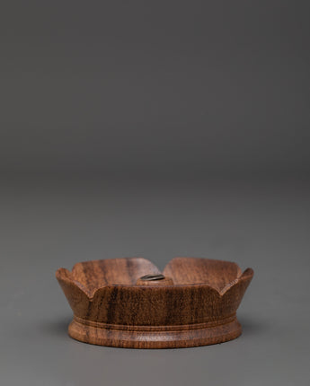 Handmade Wooden Incense Holder for Altar