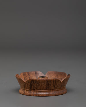 Handmade Wooden Incense Holder for Altar
