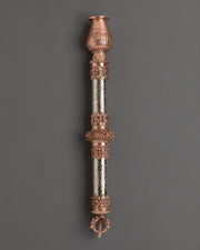 Handcrafted Tibetan Copper Incense Holder | for Meditation and Rituals