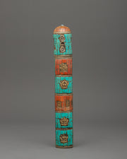 Coral Inlaid Incense Holder