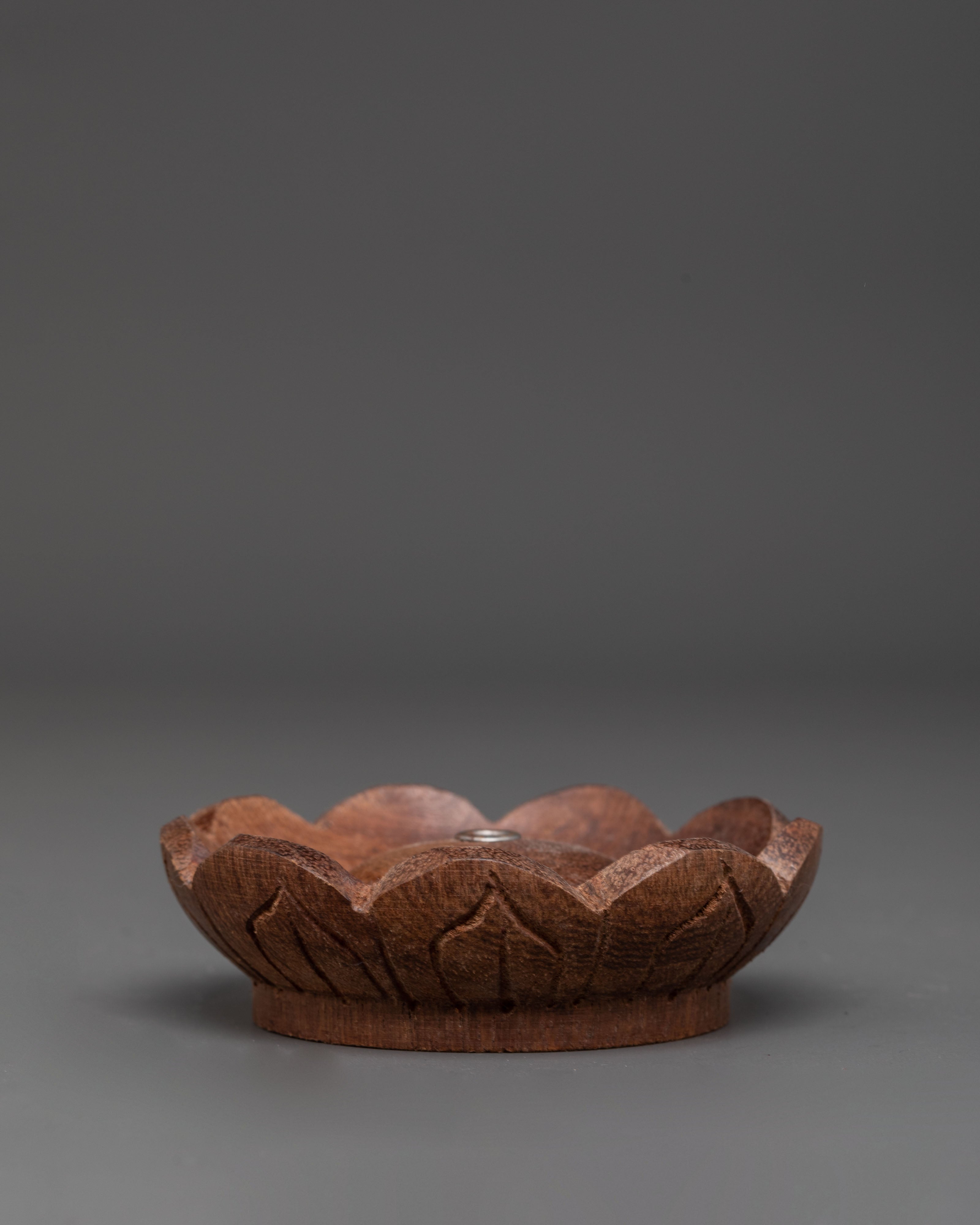 Buddhist Wooden Incense Holder 