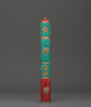 Tibetan Brass Incense Holder