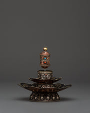 Prayer Wheel Incense Holder