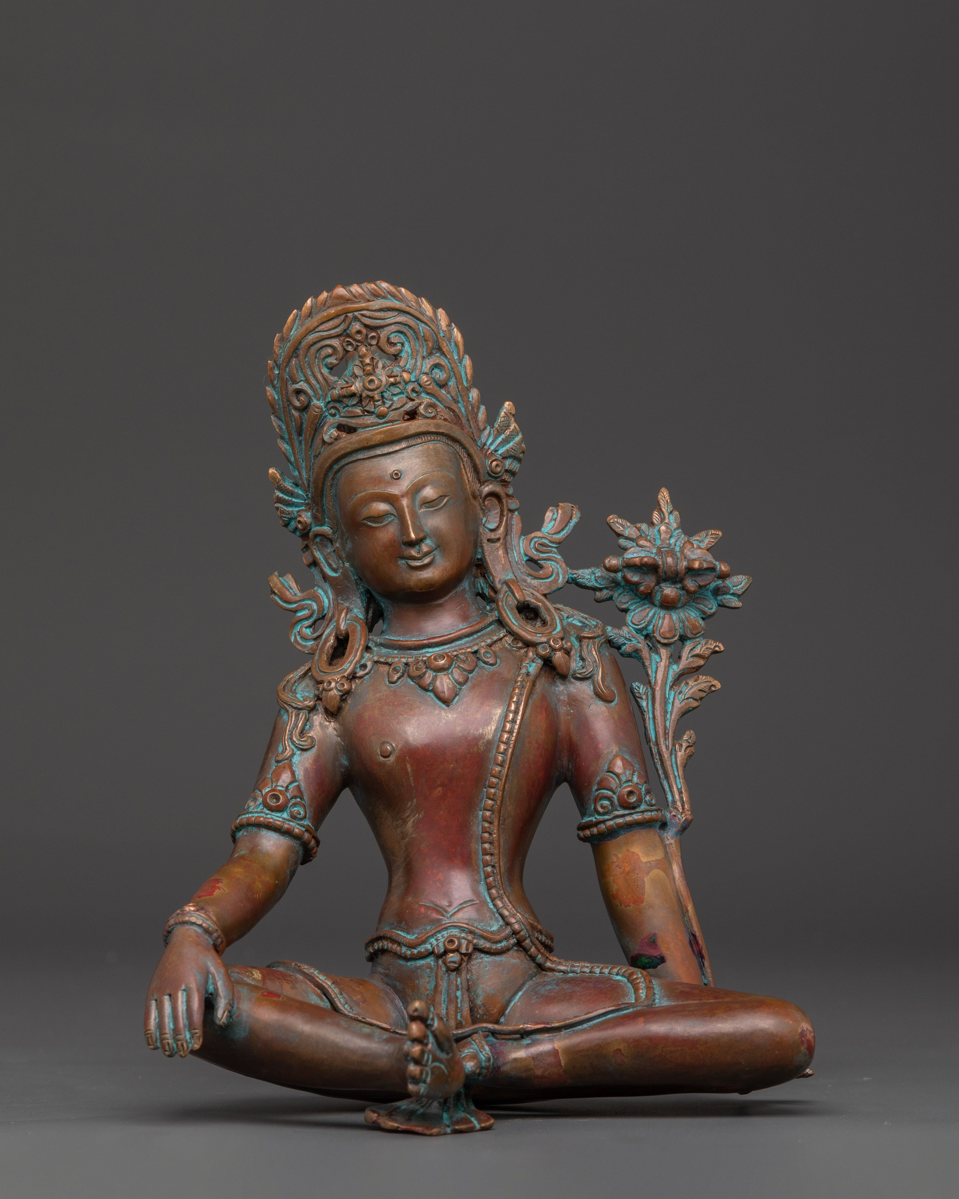 divine indra deity statue
