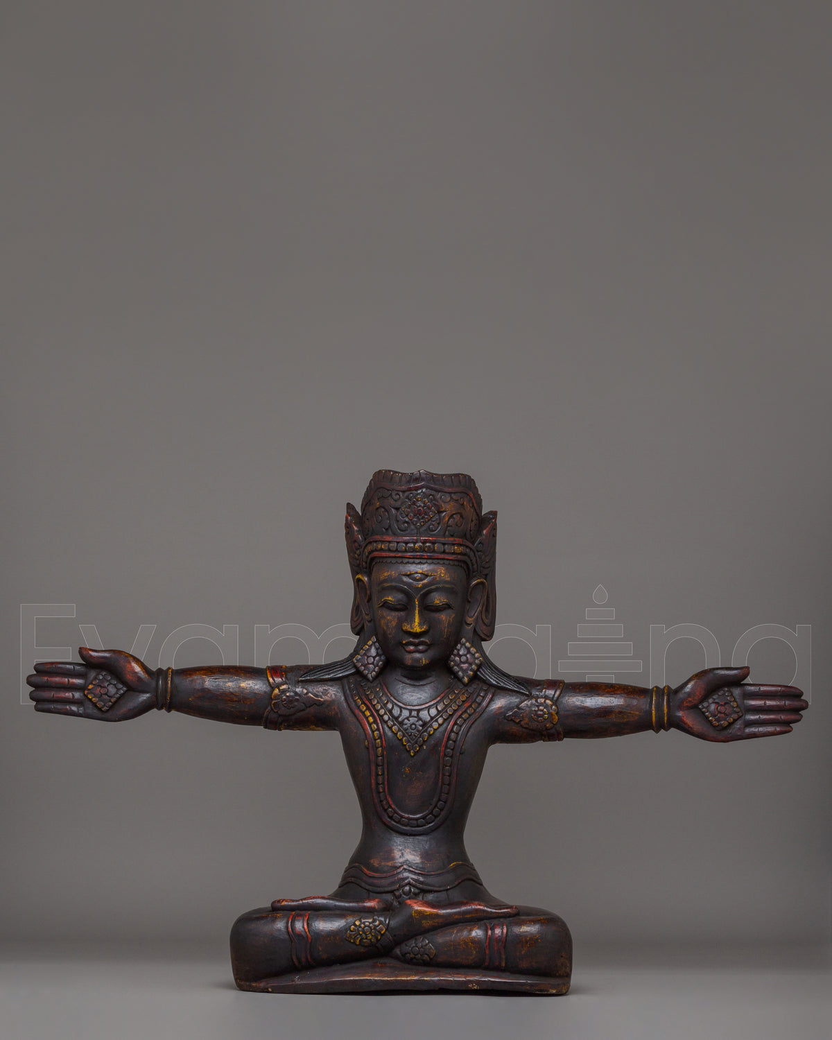 Handcrafted Lord Indra Statue | Traditional Indian Artwork