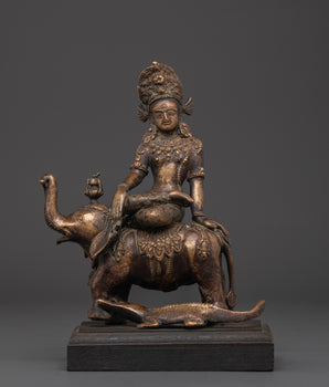 Divine Indra On Elephant Statue | God Of Thunder And Rain