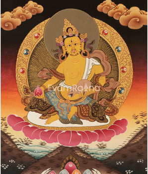 Dzambala Thangka Painting