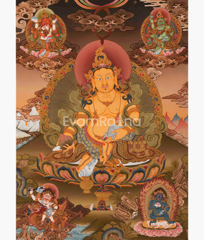 Jambhala Thangka Print