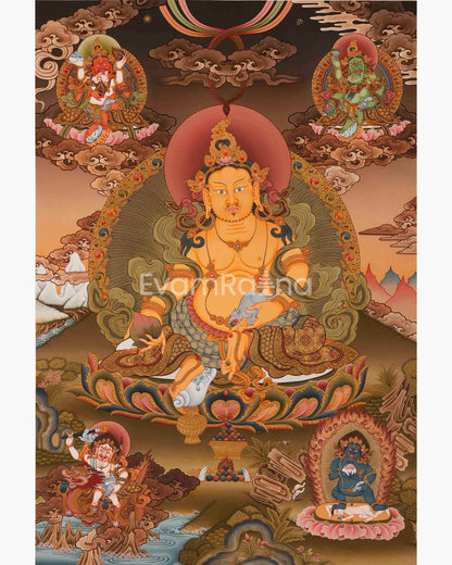 Jambhala Thangka Print 