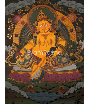 Jhambala Kubera Thangka 