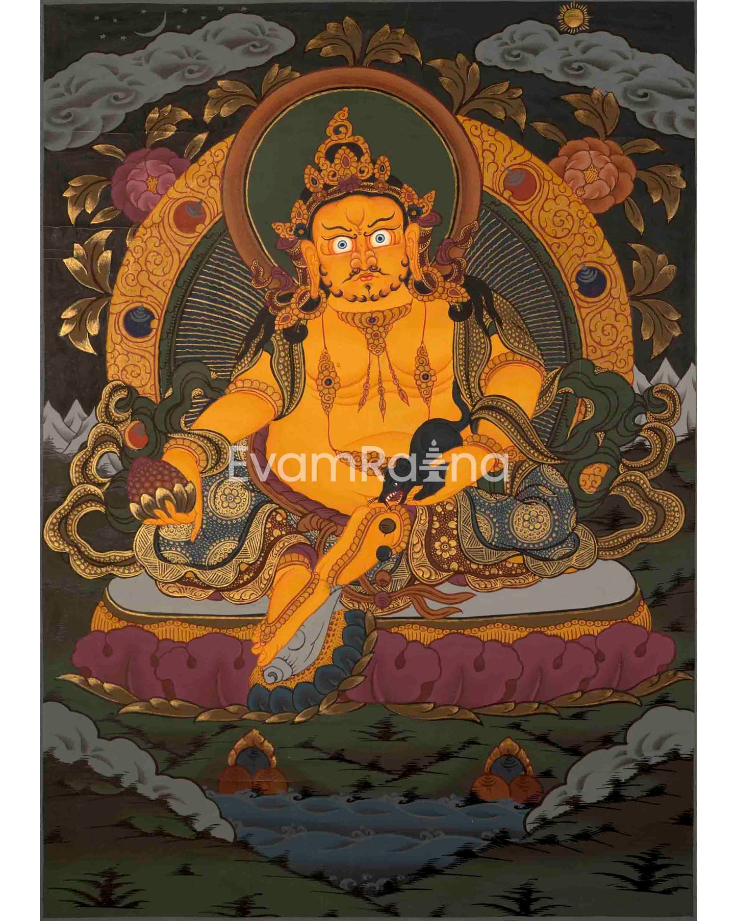 Jhambala Kubera Thangka 