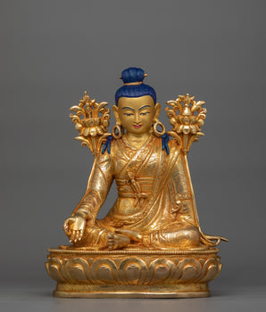 Buddhist Master Jigme Lingpa Sculpture | Rays of Compassion and Wisdom