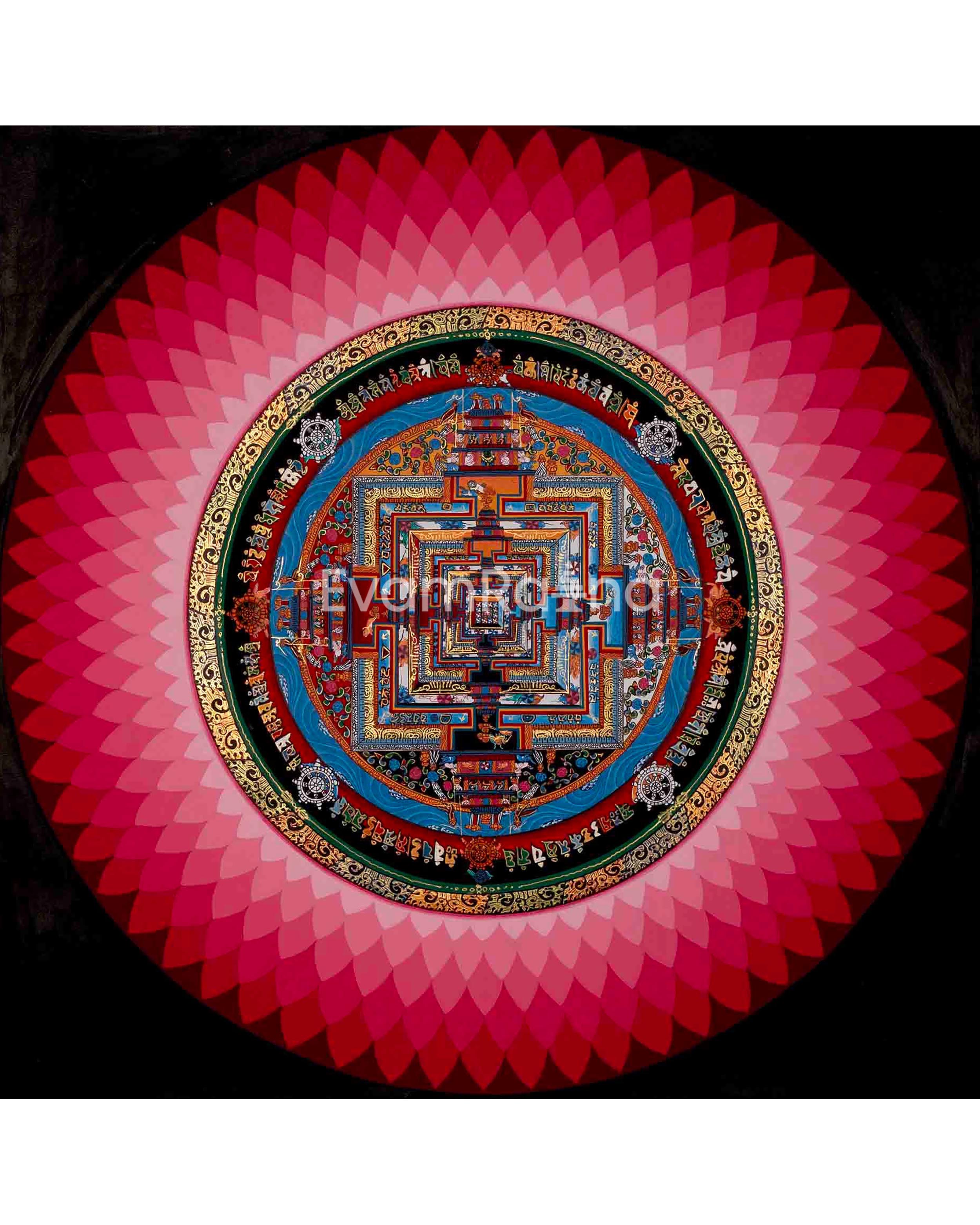 Thangka Kalachakra Mandala | Thangka Painting Nepal  | Wheel Of Time |