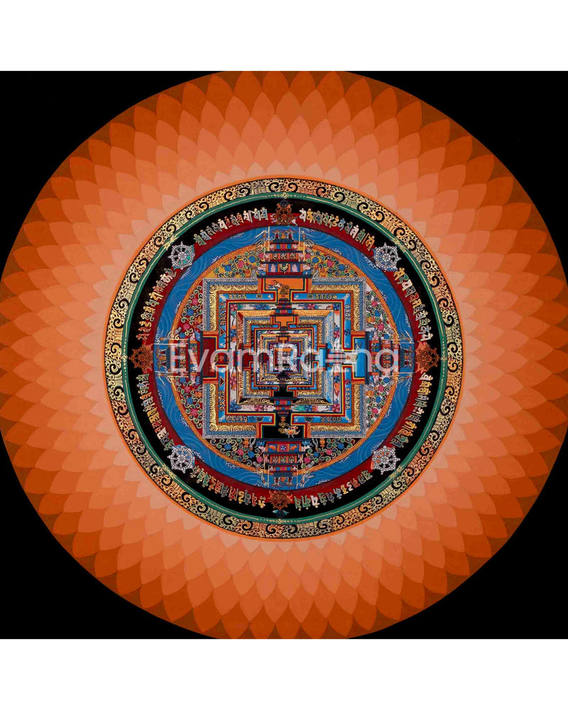 Thangka Kalachakra Mandala | Thangka Painting Nepal  | Wheel Of Time |