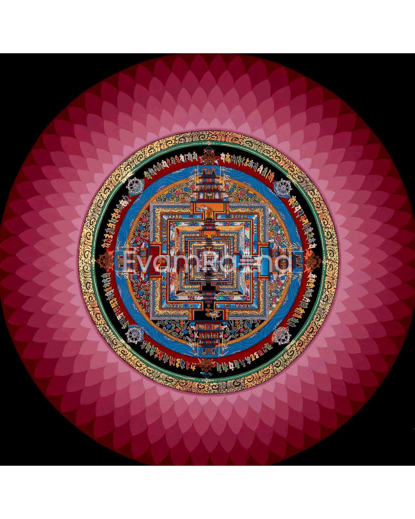 Thangka Kalachakra Mandala | Thangka Painting Nepal  | Wheel Of Time |