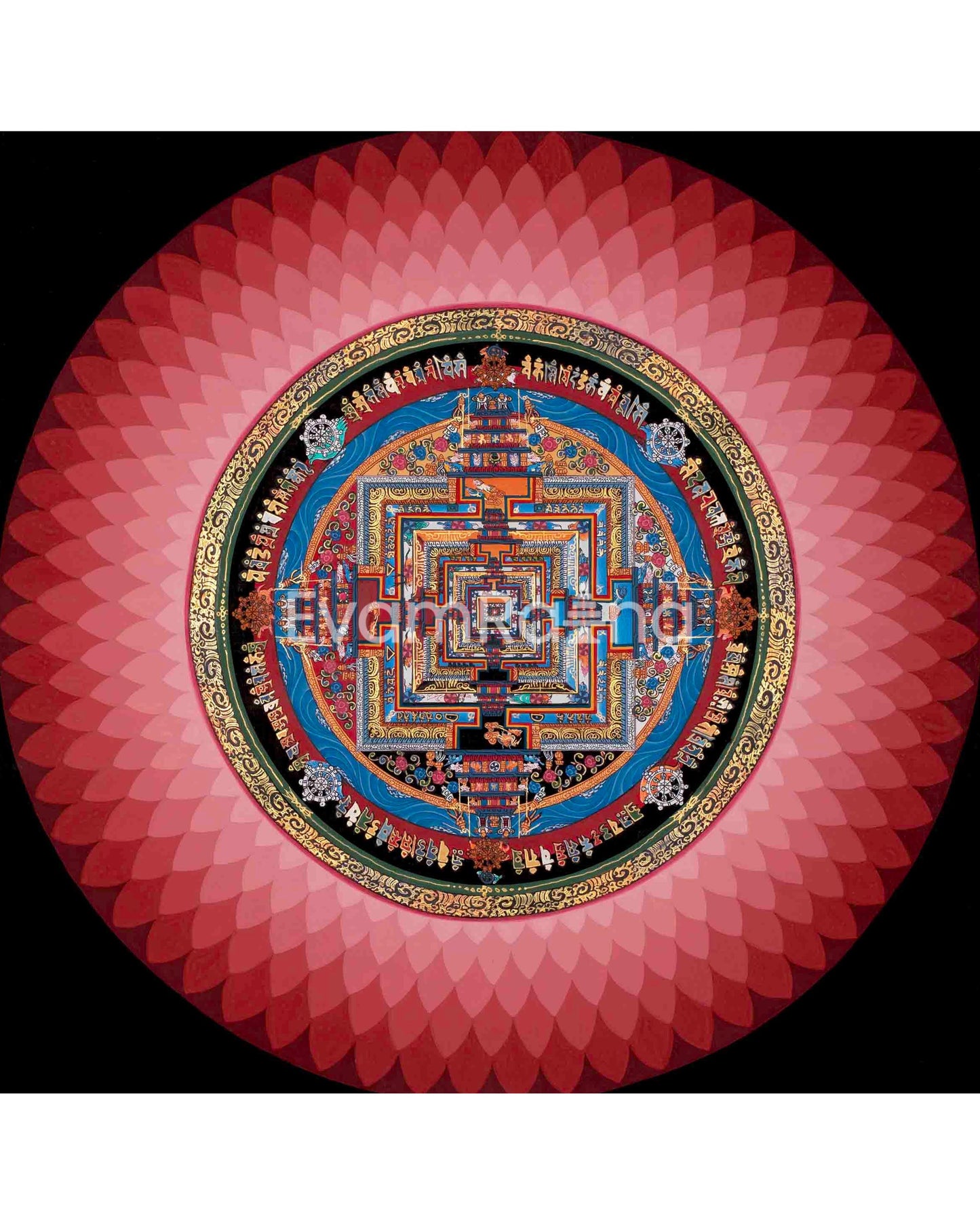 Thangka Kalachakra Mandala | Thangka Painting Nepal  | Wheel Of Time |