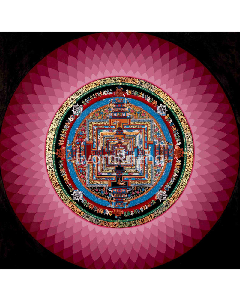 Thangka Kalachakra Mandala | Thangka Painting Nepal  | Wheel Of Time |