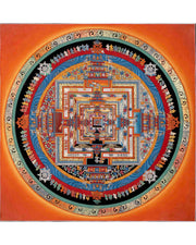 Hand Painted Kalachakra Mandala Thangka
