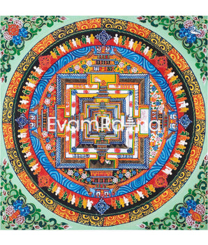 Kalachakra Mandala Thangka