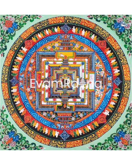 Kalachakra Mandala Thangka