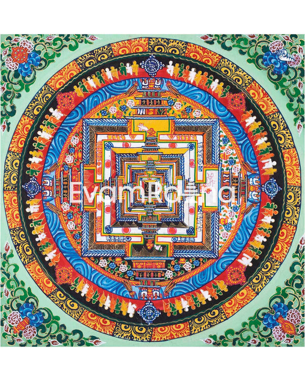 Kalachakra Mandala Thangka