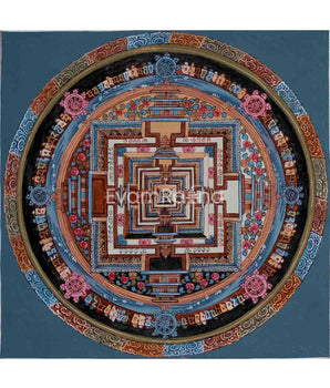 Kalachakra Mandala Thangka Painting