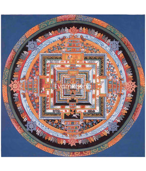 Kalachakra Mandala With Dragon Border
