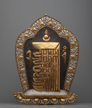 kalachakra Mantra Wall Hanging | Sacred Symbol of Spiritual Harmony and Protection