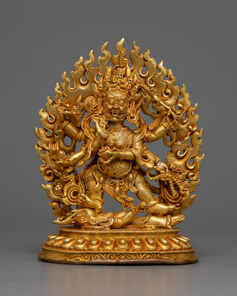 6-armed Mahakala Statue