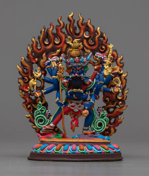 Miniature Kalachakra Statue