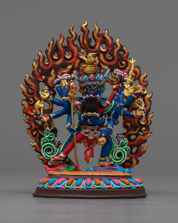 Miniature Kalachakra Statue