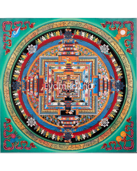 Kalachakra Mandala Thangka